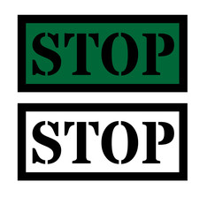 Stop sign