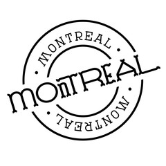 montreal stamp on white