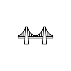 American, bridge, icon. Modern American USA vector icon - Vector. Can be used for web, mobile