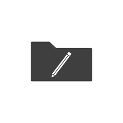 rename folder icon. One of the collection icons for websites, web design, mobile app