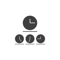 world clocks icon. One of the collection icons for websites, web design, mobile app