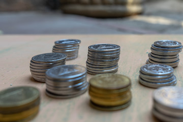 Nicaragua money coins tower