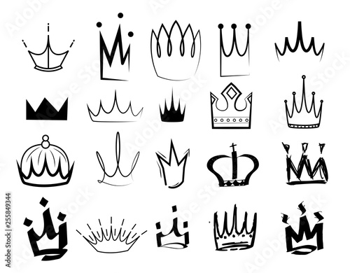 Simple Queen Crown Drawing