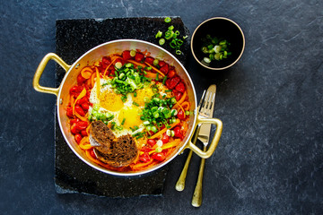 Shakshuka Fried eggs