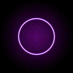 Obraz premium genderless icon. Elements of Web in neon style icons. Simple icon for websites, web design, mobile app, info graphics