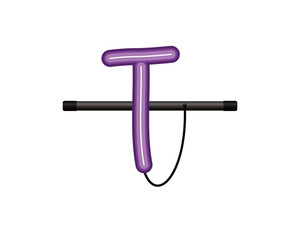 neon light letter isolated icon