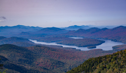 Lake Placid from the summit on Little Whiteface