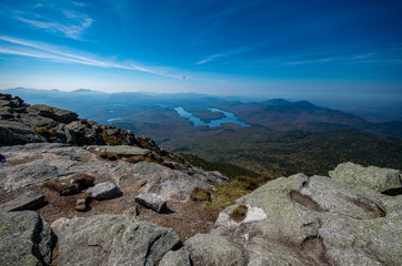 Views from the trail at Whiteface mountain