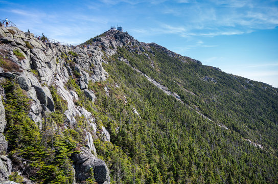 Views from the trail at Whiteface mountain