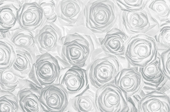 texture of roses on a white background.