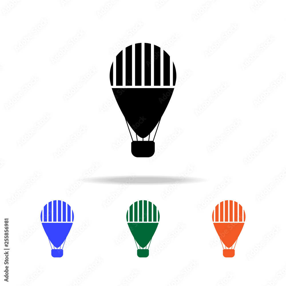 Poster balloon icon. elements of simple web icon in multi color. premium quality graphic design icon. simpl