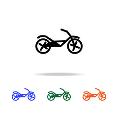 Obraz premium a bike icon. Elements of simple web icon in multi color. Premium quality graphic design icon. Simple icon for websites, web design, mobile app, info graphics