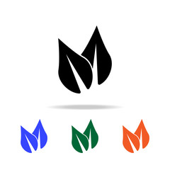 tree leaves icon. Elements of simple web icon in multi color. Premium quality graphic design icon. Simple icon for websites, web design, mobile app, info graphics