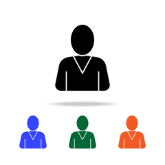 avatar icon. Elements of simple web icon in multi color. Premium quality graphic design icon. Simple icon for websites, web design, mobile app, info graphics