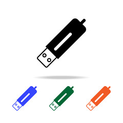 USB storage icon. Elements of simple web icon in multi color. Premium quality graphic design icon. Simple icon for websites, web design, mobile app, info graphics
