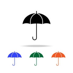 Fototapeta na wymiar umbrella icon. Elements of simple web icon in multi color. Premium quality graphic design icon. Simple icon for websites, web design, mobile app, info graphics