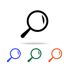 magnifier icon. Elements of simple web icon in multi color. Premium quality graphic design icon. Simple icon for websites, web design, mobile app, info graphics