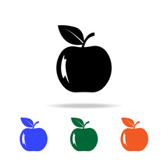 an Apple icon. Elements of simple web icon in multi color. Premium quality graphic design icon. Simple icon for websites, web design, mobile app, info graphics