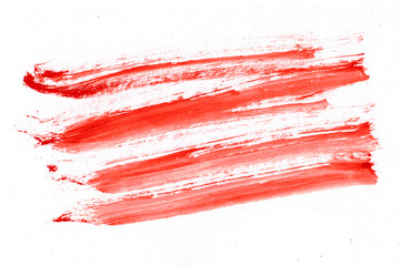 Collection of watercolor brushes, isolated on white background