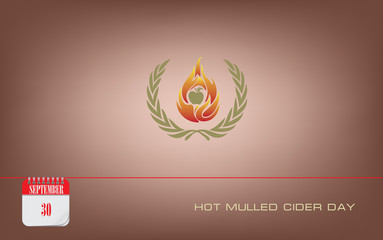 Postcard Hot Mulled Cider Day