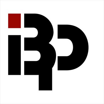 BP, IBP, BIP initials letter company logo