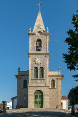 Fototapeta na wymiar Santa Eulalia church in Pacos de Ferreira