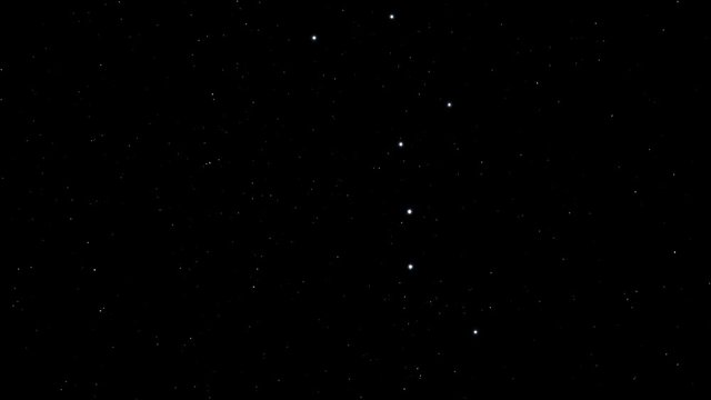 輝く北斗七星