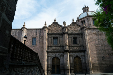 Fototapeta na wymiar Iglesia en Morelia Mich. Mexico