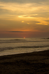 Fototapeta premium Playa de Mollendo al Atardecer
