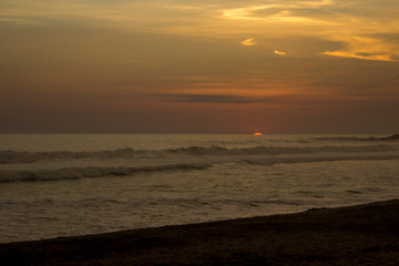 Obraz premium Playa de Mollendo al Atardecer