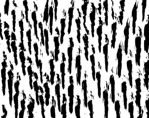 Brush grunge pattern. White and black vector.