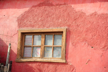 Old Windows at Chilean countryside