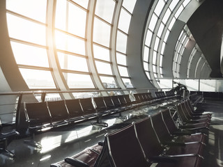 waiting area in airport