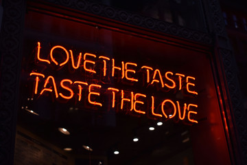 Love the Taste / Taste the Love Neon Light