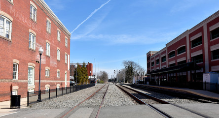 Naklejka premium Train Station