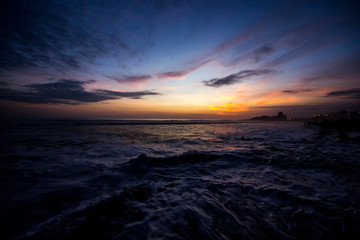 Playa de Mollendo al Atardecer
