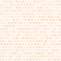 Peach dot pattern. Seamless vector