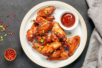 Baked chicken wings