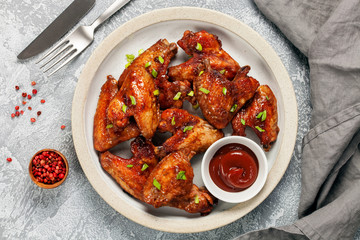 Baked chicken wings