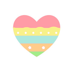 creative  colorful  heart art abstract illustration