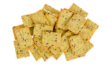 Gluten free cookies with green.