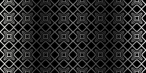 Seamless Geometrical Texture. Vector Illustration. For Design, Wallpaper, Fashion, Print. Charcoal silver color