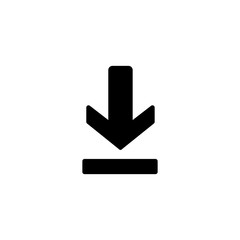 Fototapeta premium Download icon (arrow)