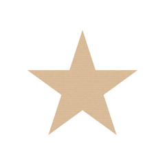 Fototapeta na wymiar Textured icon of the Star