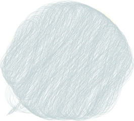 Monochrome pencil style Callout type frame