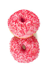 doughnut on wooden surface