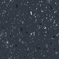 Terrazzo seamless patterns. Classic Italian marble