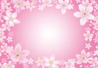Sakura frame background