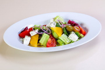 Traditional Greek salad
