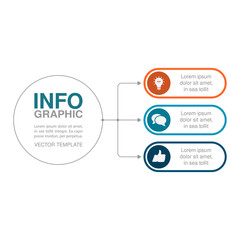 Vector iInfographic template for business, presentations, web design, 3 options.